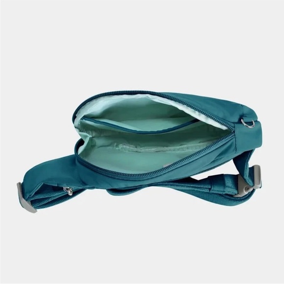 Travelon Roam Anti-Theft Compact Sling - Capri Blue - Picture 3 of 5